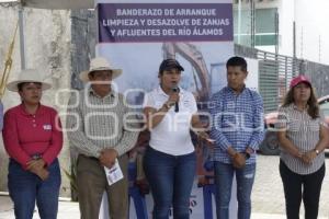 SAN ANDRÉS CHOLULA. DESAZOLVE DE ZANJAS