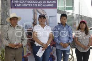 SAN ANDRÉS CHOLULA. DESAZOLVE DE ZANJAS