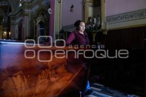 TLAXCALA . RESTAURACIÓN PARROQUIA SANTA ANA