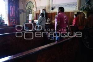 TLAXCALA . RESTAURACIÓN PARROQUIA SANTA ANA