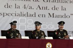 XXV ZONA MILITAR . GRADUACIÓN ESPECIALIDAD MANDO