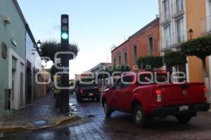 TLAXCALA . FUNCIONAMIENTO DE SEMÁFOROS