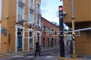 TLAXCALA . FUNCIONAMIENTO DE SEMÁFOROS
