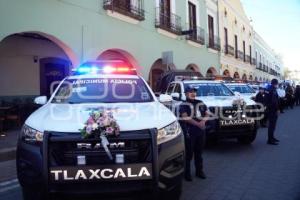 TLAXCALA . ENTREGA DE PATRULLAS
