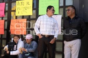 TLAXCALA . MANIFESTACIÓN DOCENTES CECYTE
