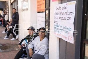 TLAXCALA . MANIFESTACIÓN DOCENTES CECYTE