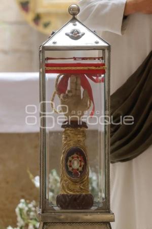 RELIQUIAS SAN JUDAS TADEO . LOMAS DE ANGELOPOLIS