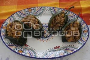 SAN PEDRO CHOLULA . CHILE EN NOGADA