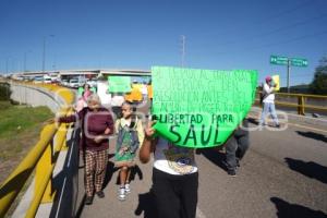 TLAXCALA . MANIFESTACIÓN SAN PEDRO TLALCUAPAN