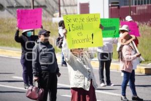 TLAXCALA . MANIFESTACIÓN SAN PEDRO TLALCUAPAN