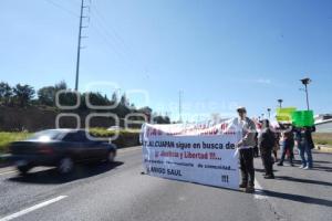 TLAXCALA . MANIFESTACIÓN SAN PEDRO TLALCUAPAN