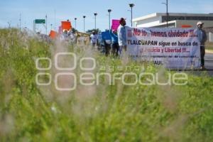 TLAXCALA . MANIFESTACIÓN SAN PEDRO TLALCUAPAN
