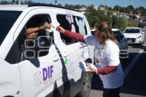 TLAXCALA . MANIFESTACIÓN SAN PEDRO TLALCUAPAN
