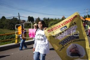 TLAXCALA . MANIFESTACIÓN SAN PEDRO TLALCUAPAN