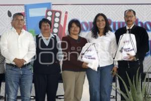 SAN ANDRÉS CHOLULA . ENTREGA ÚTILES ESCOLARES