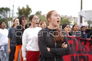 TLAXCALA . MANIFESTACIÓN DE NORMALISTAS