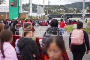 TLAXCALA . MANIFESTACIÓN DE NORMALISTAS