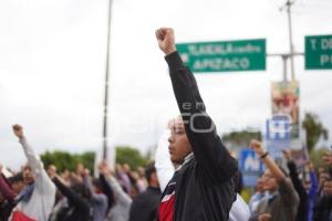 TLAXCALA . MANIFESTACIÓN DE NORMALISTAS