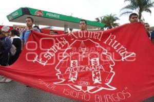 TLAXCALA . MANIFESTACIÓN DE NORMALISTAS