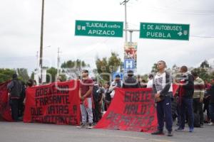 TLAXCALA . MANIFESTACIÓN DE NORMALISTAS