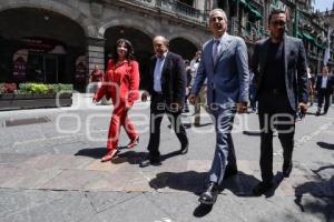 SIMULACRO NACIONAL . ZÓCALO