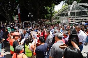 SIMULACRO NACIONAL . ZÓCALO