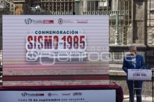 AYUNTAMIENTO . CONMEMORACIÓN SISMO 1985