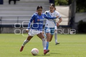 FÚTBOL FEMENIL . PUEBLA VS CRUZ AZUL