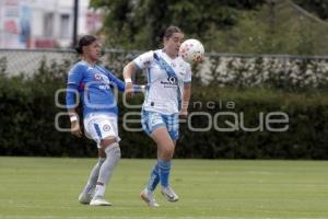 FÚTBOL FEMENIL . PUEBLA VS CRUZ AZUL