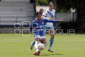 FÚTBOL FEMENIL . PUEBLA VS CRUZ AZUL