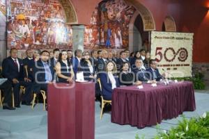 TLAXCALA . ENTREGA DISTINTIVO HUÉSPED ILUSTRE