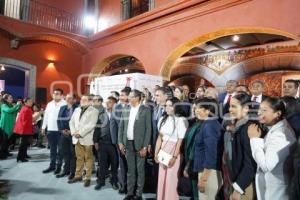 TLAXCALA . ENTREGA DISTINTIVO HUÉSPED ILUSTRE