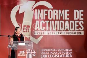INFORME LEGISLATIVO . LAURA ARTEMISA GARCÍA
