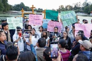 MANIFESTACIÓN . ESTUDIANTES TECNOLÓGICO DE TEXMELUCAN