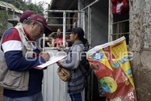 HUAUCHINANGO . CENSO DE DAMNIFICADOS