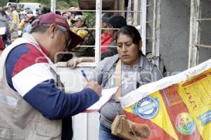 HUAUCHINANGO . CENSO DE DAMNIFICADOS