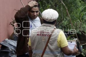 HUAUCHINANGO . CENSO DE DAMNIFICADOS