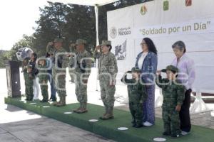 EJÉRCITO . SOLDADO POR UN DÍA