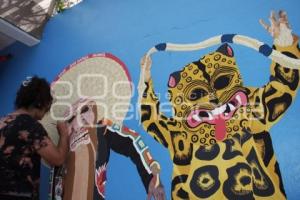 ACATLÁN . MURAL TECUANES