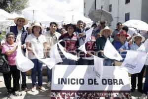 CUAUTLANCINGO . ARRANQUE DE OBRA
