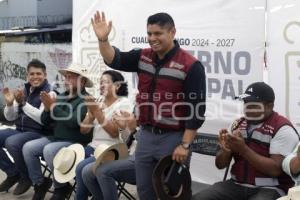 CUAUTLANCINGO . ARRANQUE DE OBRA