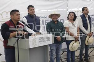 CUAUTLANCINGO . ARRANQUE DE OBRA