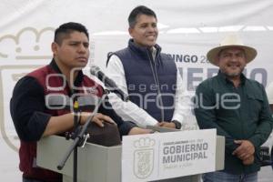 CUAUTLANCINGO . ARRANQUE DE OBRA