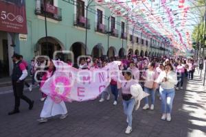 TLAXCALA . CAMINATA ROSA