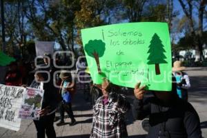 TLAXCALA . PROTESTA PARQUE DE LA JUVENTUD