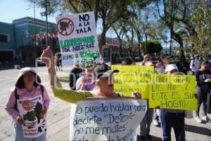 TLAXCALA . PROTESTA PARQUE DE LA JUVENTUD