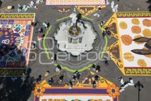 ZÓCALO . ALFOMBRA MONUMENTAL