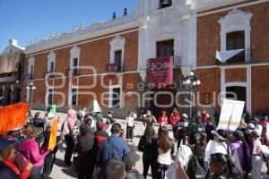 TLAXCALA . PROTESTA PARQUE DE LA JUVENTUD