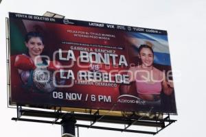 PUBLICIDAD PELEA GABRIELA SÁNCHEZ
