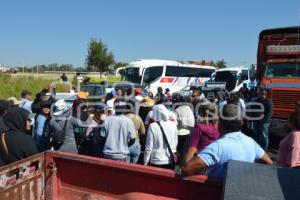 BLOQUEO AUTOPISTA . MUJER DESAPARECIDA
